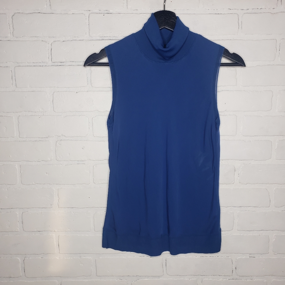 Theory Georgette Silk Sleeveless Tank Top